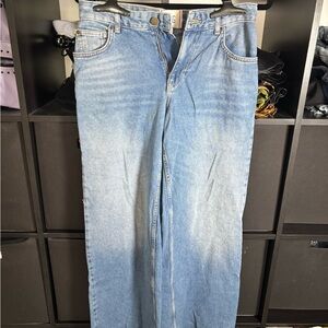 BDG Light Blue Wide Leg Flare Jeans